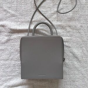 Building Block Gray Crossbody Bag